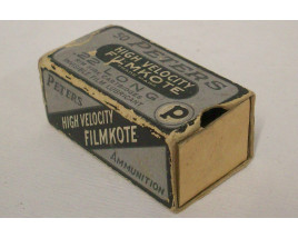 Peters High Velocity Filmkote Box of 22 Long Ammunition - Partial Box