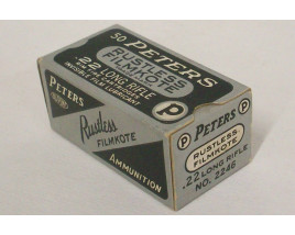 Peters Rustless Filmkote Box of 22 LR Ammunition