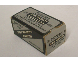 Peters High Velocity Rustless Box of 22 LR Ammunition