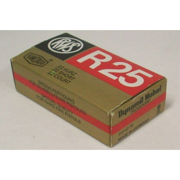 RWS R25 Box of 22 Short Ammunition