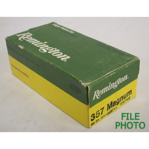 Remington Box of 357 Magnum Ammunition