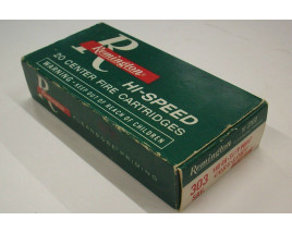 Remington Box of Hi-Speed 303 Sav. Rifle Ammunition