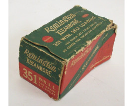 Remington Kleanbore Box of 351 Rifle Ammunition - Partial Box