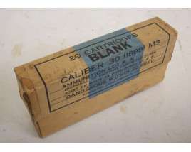 Remington Box of .30 Army (1898) Blank Rifle Cartridges