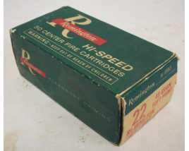 Remington Box of .22 Rem Jet Mag Rifle Ammunition