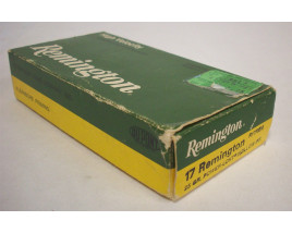 Remington Box of 17 Rem Rifle Ammunition