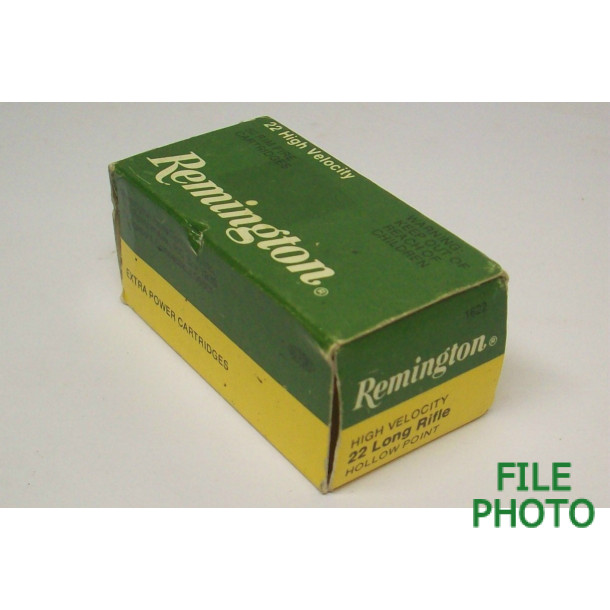 Remington High Velocity Box of 22 LR Ammunition - Hollow Point