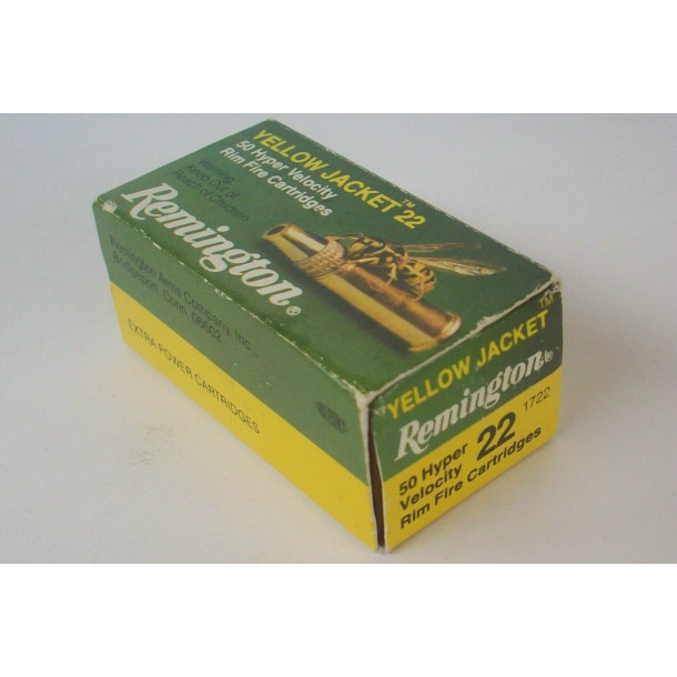 Remington Yellow Jacket Box of 22 LR Ammunition - Hollow Point