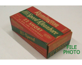 Remington Hi-Speed Kleanbore Box of 22 Short Ammunition