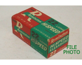 Remington Hi Speed Kleanbore Box of 22 Long Ammunition