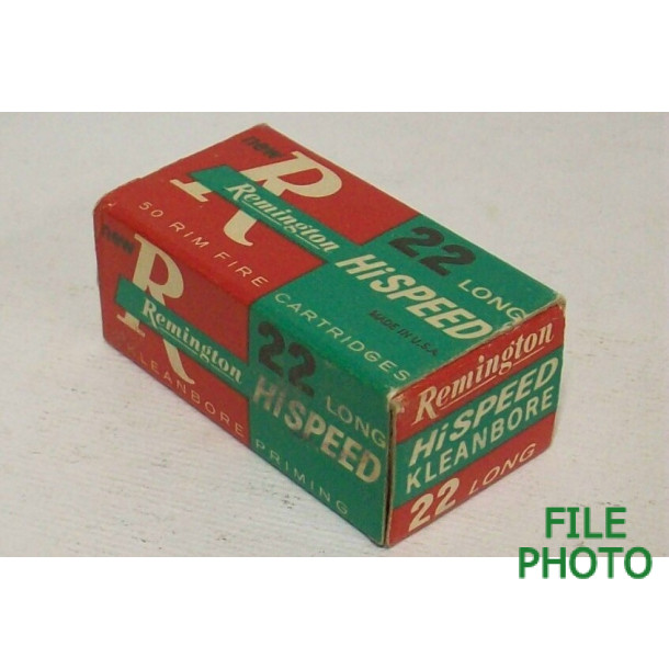 Remington Hi Speed Kleanbore Box of 22 Long Ammunition