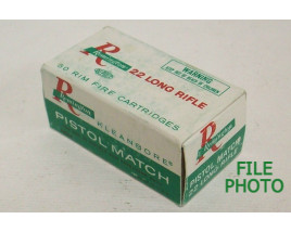 Remington Kleanbore Pistol Match Box of 22 LR Ammunition