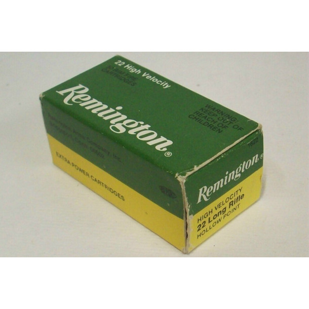 Remington High Velocity Box of 22 LR Ammunition - Hollow Point Remington High Velocity Box of 22 LR Ammunition - Hollow Point