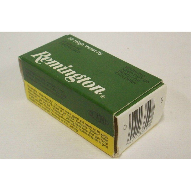 Remington High Velocity Box of 22 Long Ammunition Remington High Velocity Box of 22 Long Ammunition