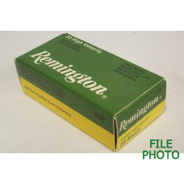 Remington High Velocity Box of 22 Short Ammunition