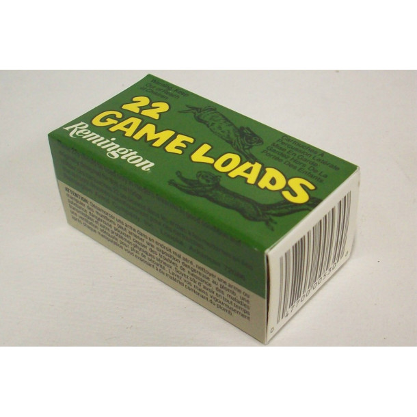 Remington Game Loads Box of 22 LR Ammunition - Hollow Point Remington Game Loads Box of 22 LR Ammunition - Hollow Point