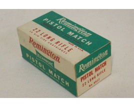 Remington Kleanbore Pistol Match Box of 22 LR Ammunition