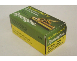 Remington Yellow Jacket Box of 22 LR Ammunition - Hollow Point