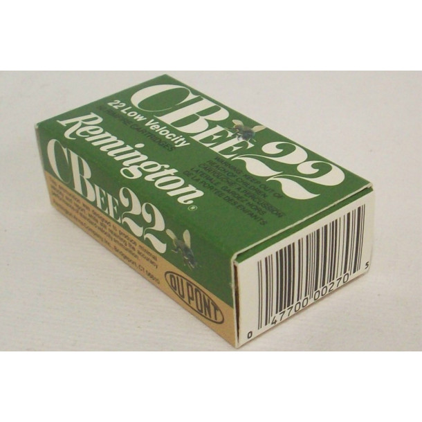 Remington CBee Low Velocity Box of 22 Short Ammunition Remington CBee Low Velocity Box of 22 Short Ammunition