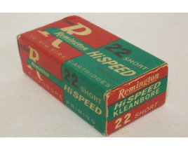 Remington Hi Speed Kleanbore Box of 22 Short Ammunition