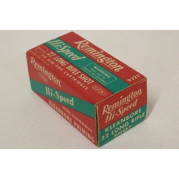 Remington Hi-Speed Kleanbore Box of 22 LR Shot Remington Hi-Speed Kleanbore Box of 22 LR Shot