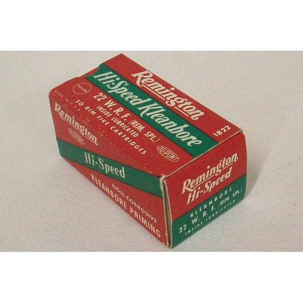 Remington Hi-Speed Kleanbore Box of 22 W.R.F (Rem. Spl.) Ammunition