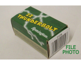 Remington 22 Thunderbolt Box of 22 LR Ammunition