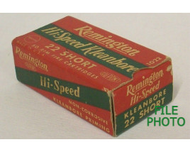 Remington Hi-Speed Kleanbore Box of 22 Short Ammunition