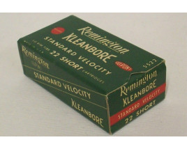 Remington Kleanbore Box of 22 Short Ammunition - Partial Box