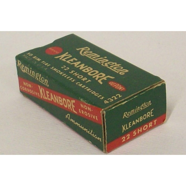 Remington Kleanbore Box of 22 Short Ammunition Remington Kleanbore Box of 22 Short Ammunition
