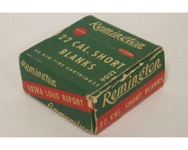 Remington Box of 22 Short Blank Cartridges - Partial Box