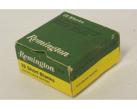 Remington Box of 22 Short Blank Cartridges - Partial Box