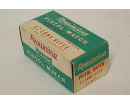 Remington Kleanbore Pistol Match Box of 22 LR Ammunition