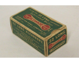 Remington Kleanbore Lubricated Box of 22 Long Ammunition - Partial Box