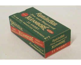 Remington New and Improved Kleanbore Box of 22 Short Ammunition