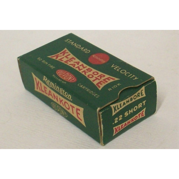 Remington Kleanbore Kleankote Box of 22 Short Ammunition Remington Kleanbore Kleankote Box of 22 Short Ammunition