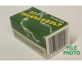 Remington 22 Thunderbolt Box of 22 LR Ammunition - New Improved