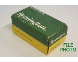 Remington High Velocity Box of 22 LR Ammunition - Partial Box