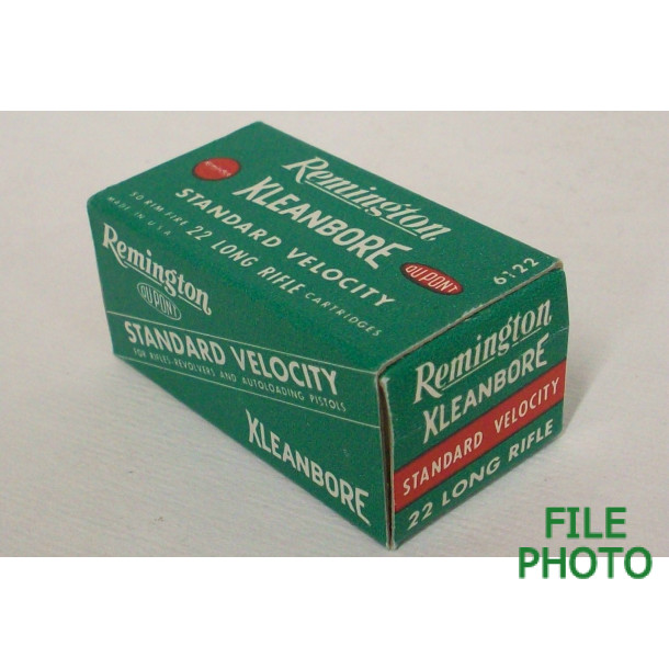 Remington Kleanbore Box of 22 LR Ammunition Remington Kleanbore Box of 22 LR Ammunition