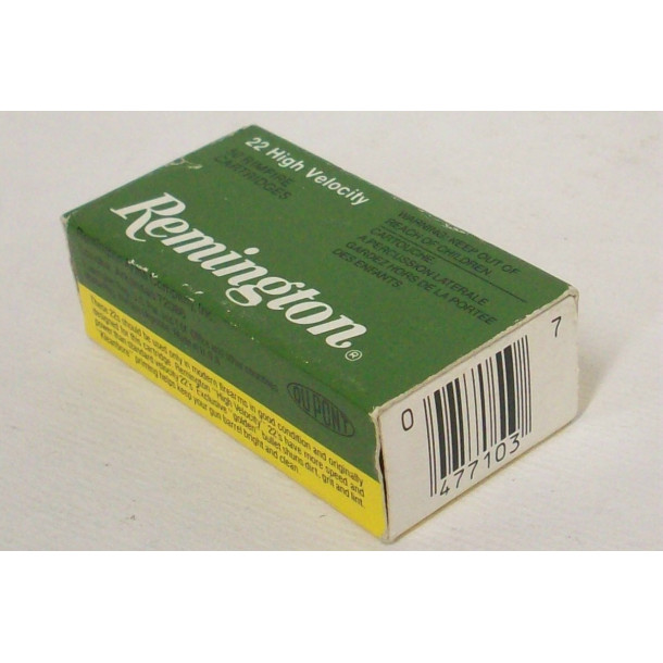 Remington High Velocity Box of 22 Short Ammunition Remington High Velocity Box of 22 Short Ammunition