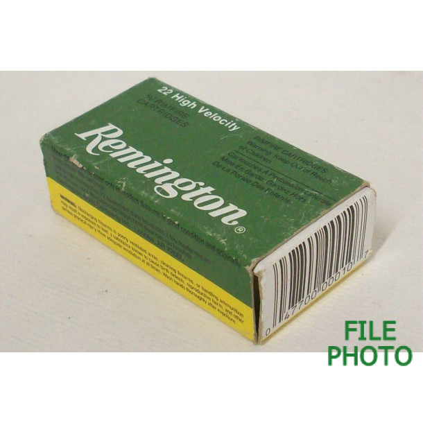 Remington High Velocity Box of 22 Short Ammunition Remington High Velocity Box of 22 Short Ammunition