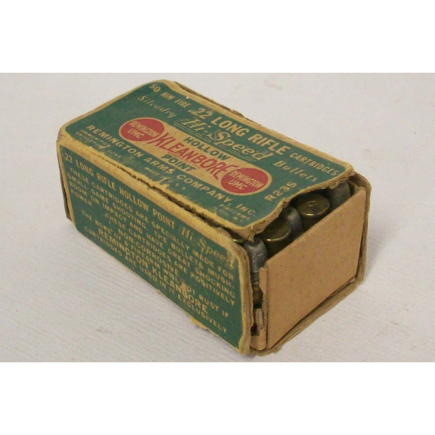 Remington Kleanbore Hi-Speed Silvadry Box of 22 LR Ammunition - Hollow Point Remington Kleanbore Hi-Speed Silvadry Box of 22 LR Ammunition - Hollow Point