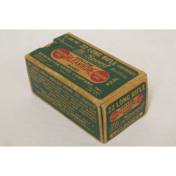 Remington Kleanbore Hi-Speed Lubricated Box of 22 LR Ammunition - Hollow Point Remington Kleanbore Hi-Speed Lubricated Box of 22 LR Ammunition - Hollow Point