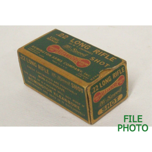 Remington Kleanbore Hi-Speed Box of 22 LR Ammunition - Shot