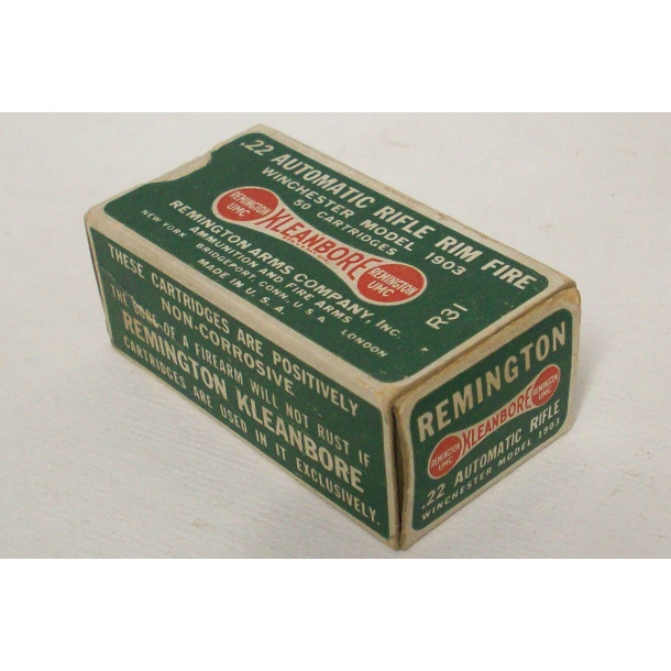 Remington Kleanbore Box of 22 Automatic Rifle Ammunition