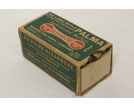 Remington Kleanbore Palma Lubricated Box of 22 LR Ammunition - Partial Box