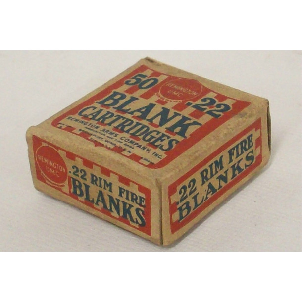 Remington Box of 22 Short Blank Cartridges - Partial Box Remington Box of 22 Short Blank Cartridges - Partial Box