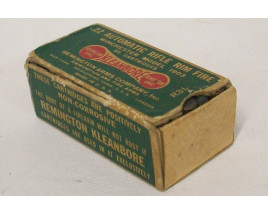 Remington Kleanbore Box of 22 Automatic Rifle Ammunition - Partial Box