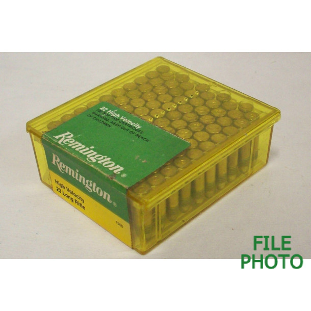 Remington High Velocity Box of 22 LR Ammunition Remington High Velocity Box of 22 LR Ammunition