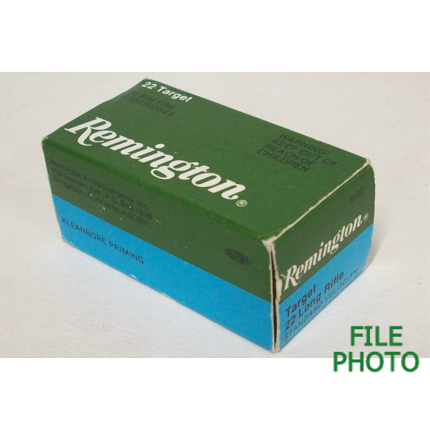 Remington Target Box of 22 LR Ammunition